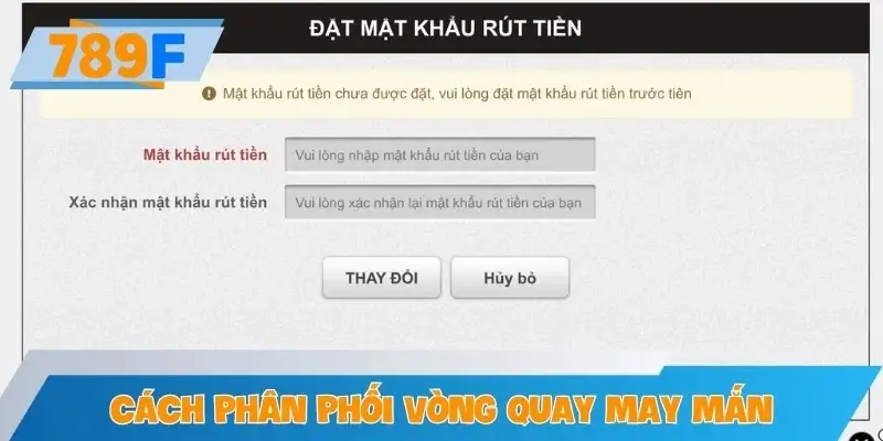 Cách trang chủ phân phối phần thưởng