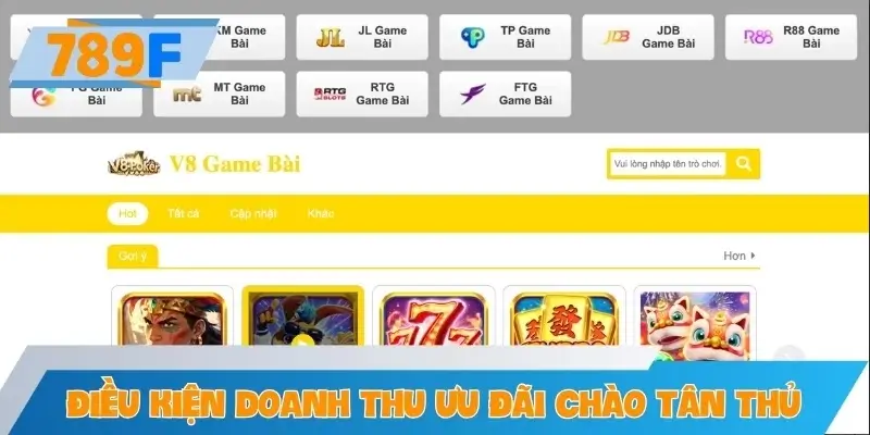 Điều kiện doanh thu để rút thưởng từ nền tảng